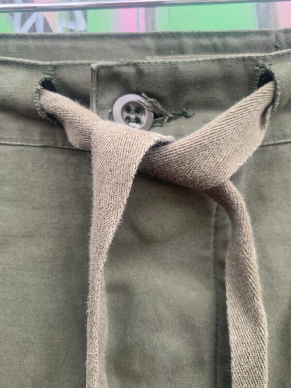 1991 MILITARY GRADE DOUBLE KNEE BUTTON FLY DRAWSTRING CARGO OVER PANTS