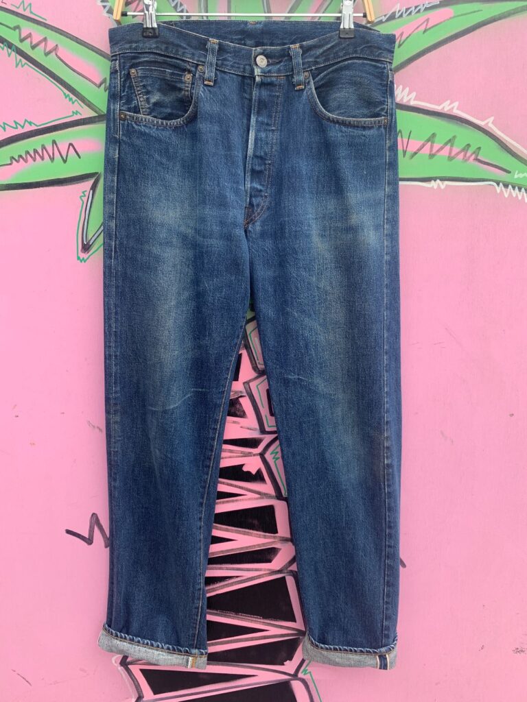 LEVIS 501XX BIG E REISSUE BUTTON FLY DENIM PANTS