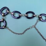 *AS-IS* AMAZING 1960S MOD STYLE HEAVY LOOP CHAIN BELT