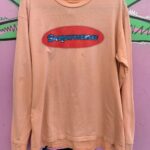 FADED SUPREME LOGO LONG SLEEVE GRAPHIC T SHIRT