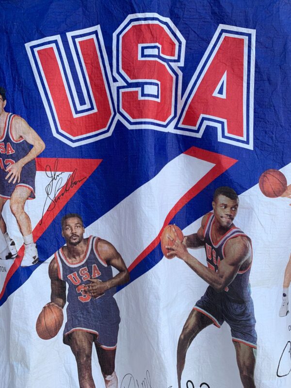 1992 OLYMPICS USA DREAM TEAM NBA ZIPUP TYVEK PAPER JACKET