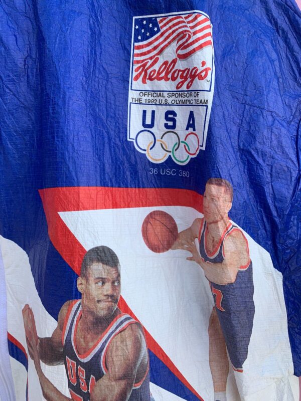 1992 OLYMPICS USA DREAM TEAM NBA ZIPUP TYVEK PAPER JACKET