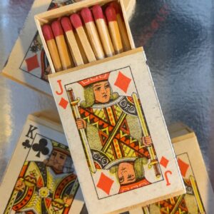 Photo detail:ASSORTED INDIVIDUAL MINI DECK OF PLAYING CARD MATCH BOX