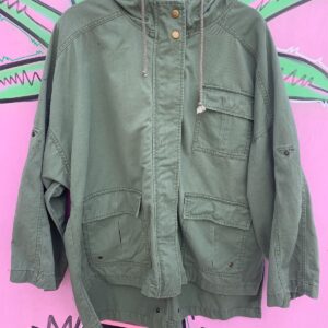 Photo detail:*AS-IS* COOL HOODED MILITARY STYLE ANORAK JACKET