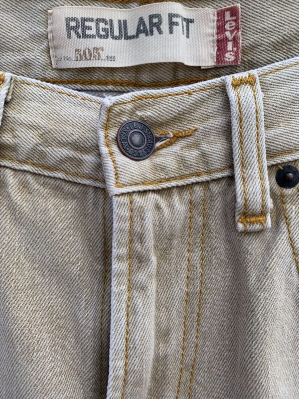 NICE! LATE 1990S - MADE IN HONG KONG LEVIS 505 OMBRE WASH DENIM JEANS