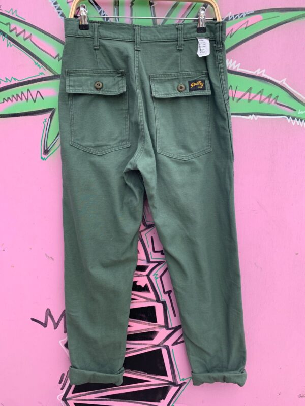 RAD! MADE IN USA 100% COTTON MILITARY STYLE FATIGUE TROUSERS