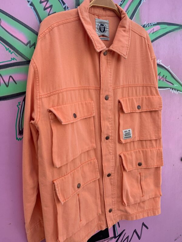 COOL PASTEL SORBET CANVAS UTILITY JACKET