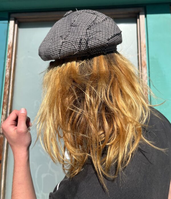 DEADSTOCK PATCHWORK PLAID NEWSBOY HAT