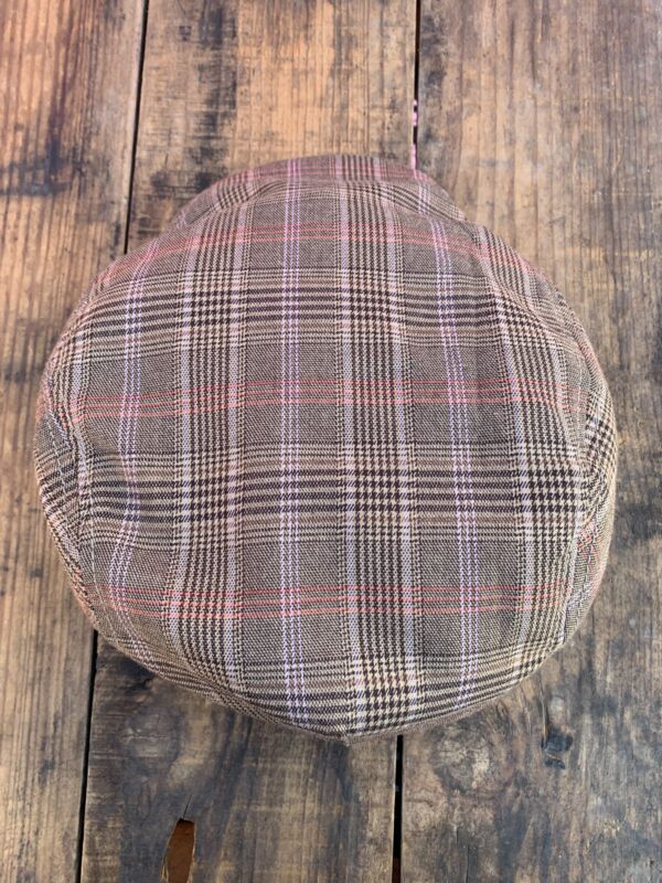 STUSSY GLEN PLAID FLAT CAP HAT