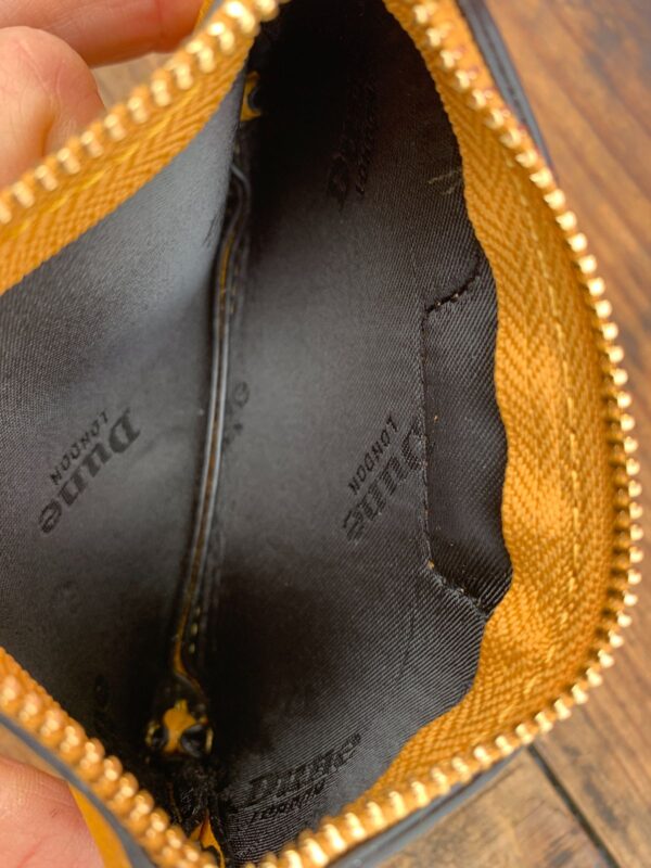 BUTTERSCOTCH LEATHER ZIPPER CHANGE PURSE