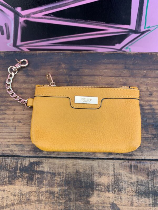 BUTTERSCOTCH LEATHER ZIPPER CHANGE PURSE