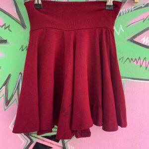 Photo detail:DEADSTOCK! STRETCHY & SHORT 100% COTTON CYCLE SKATER SKIRT