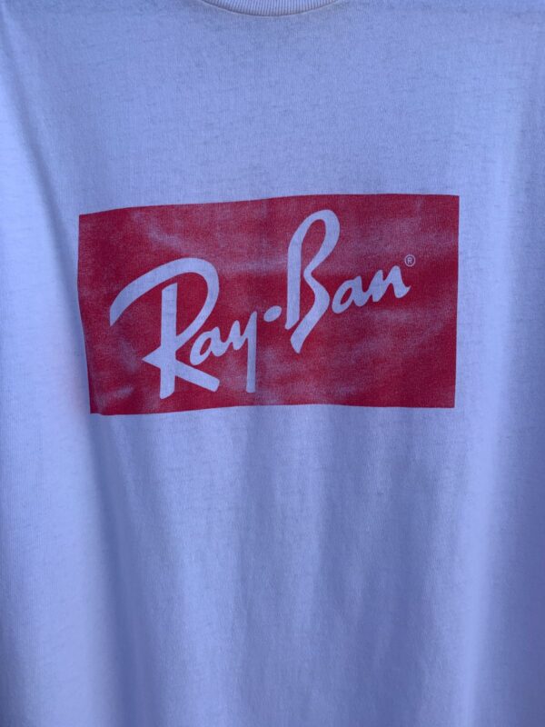 FADED RAY BAN SUNGLASSES BOX LOGO GRAPHIC T-SHIRT