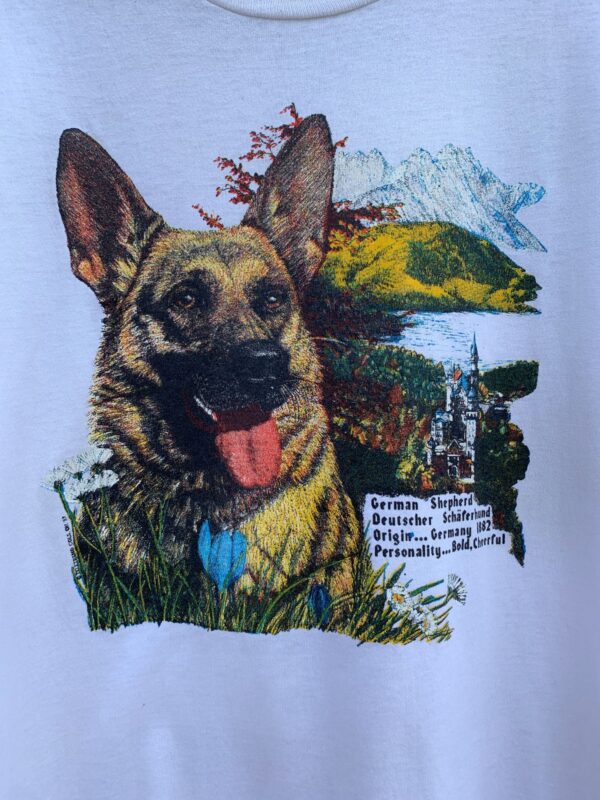 AS-IS GERMAN SHEPHERD SINGLE STITCH GRAPHIC T-SHIRT