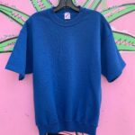 SHORT SLEEVE BLANK PULLOVER SWEATSHIRT