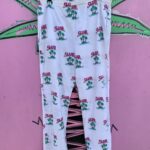 *AS-IS* CAMEL CLUB ALL OVER PRINT COTTON PANTS