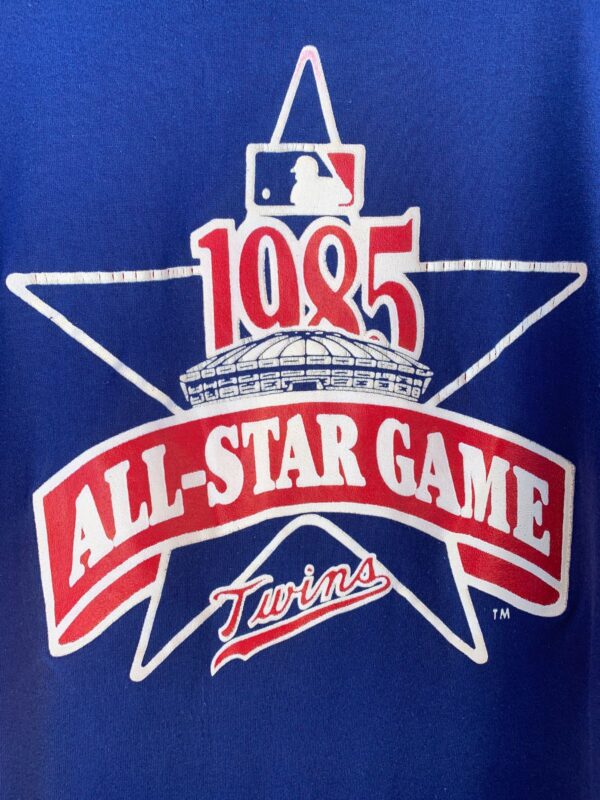 1985 TWINS ALL STAR GAME BASEBALL SINGLE STITCH T-SHIRT