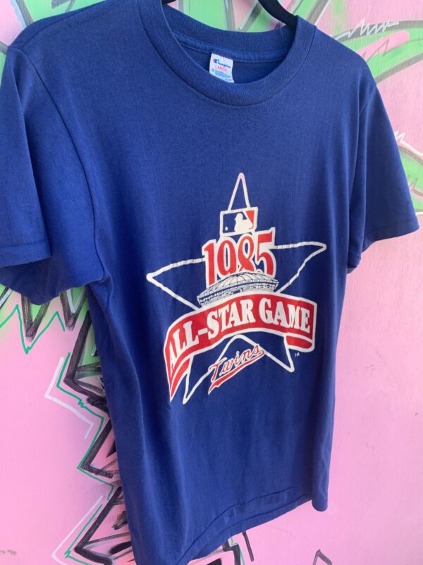 1985 TWINS ALL STAR GAME BASEBALL SINGLE STITCH T-SHIRT