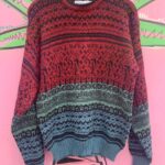 1990S COLORBLOCK KNIT SWEATER