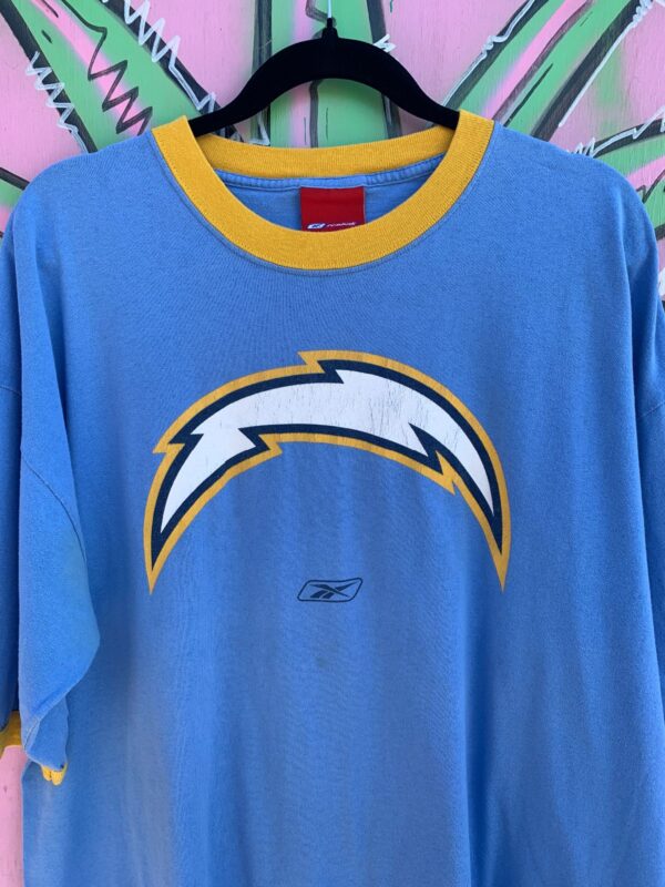 NFL SAN DIEGO CHARGERS RINGER T-SHIRT