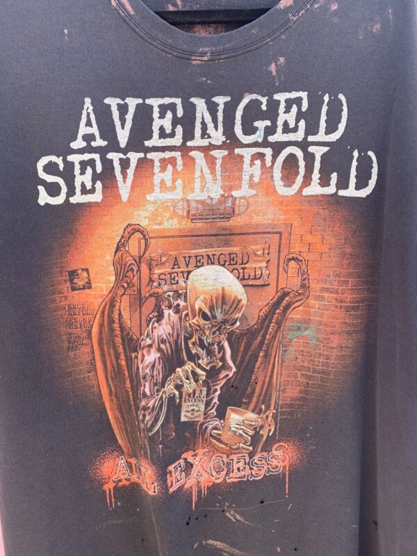 DISTRESSED AVENGED SEVENFOLD T-SHIRT