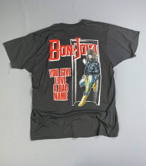 BON JOVI SLIPPERY WHEN WET 87 SINGLE STITCH T-SHIRT