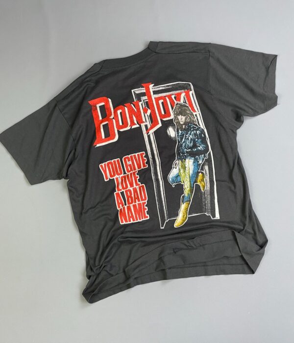 BON JOVI SLIPPERY WHEN WET 87 SINGLE STITCH T-SHIRT