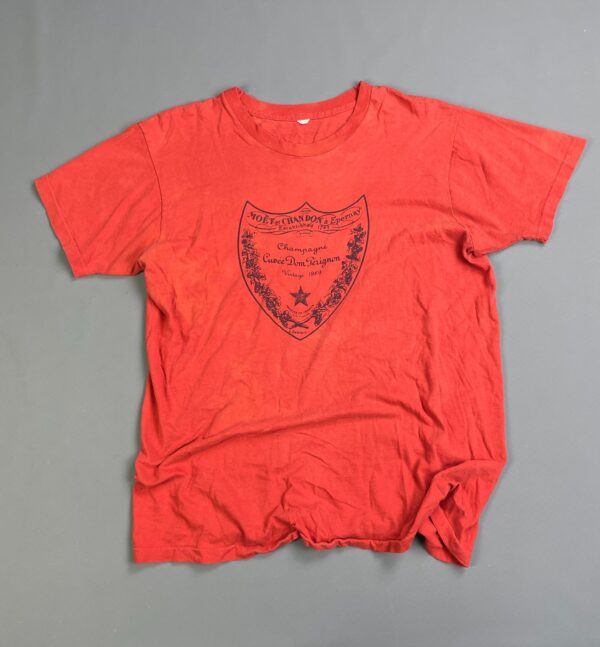 SO SICC! 1970S-80S DOM PERIGNON MOET ET CHANDON GRAPHIC SINGLE STITCHED TSHIRT