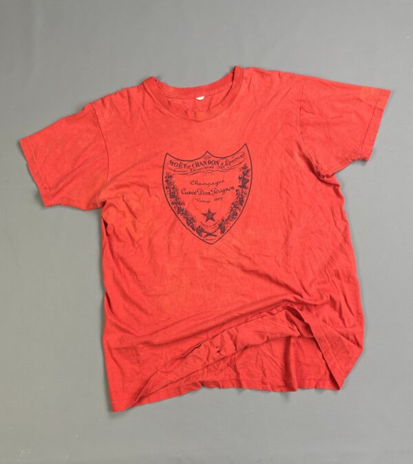 SO SICC! 1970S-80S DOM PERIGNON MOET ET CHANDON GRAPHIC SINGLE STITCHED TSHIRT