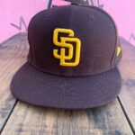 SAN DIEGO PADRES EMBROIDERED FITTED HAT