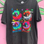1990S FADED IN LIVING COLOR HOMIE THE CLOWN GRAPHIC SINGLE STITCH T-SHIRT