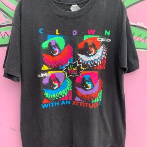 Photo detail:1990S FADED IN LIVING COLOR HOMIE THE CLOWN GRAPHIC SINGLE STITCH T-SHIRT