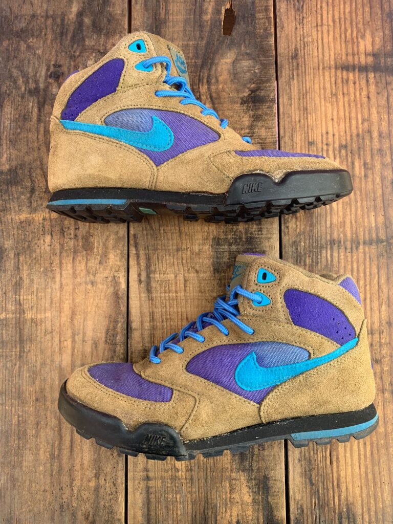 1990S SUEDE ACG CALDERA TWO TONE  HIGH TOP HIKING SHOES
