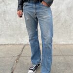 *AS-IS* RAD! HEAVILY DISTRESSED BOOT CUT DENIM JEANS