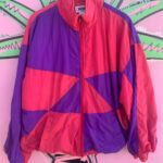 *AS-IS* 1980S-90S COLORBLOCK NYLON WINDBREAKER JACKET