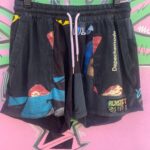 RAD! RECONSTRUCTED VINTAGE TSHIRT PATCHWORK ATHLETIC SHORTS