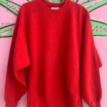 *AS IS* RAGLAN CREWNECK PULLOVER MADE IN USA SWEATSHIRT
