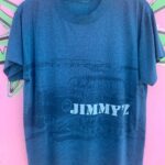BOXY JIMMY Z GRAPHIC HEATHERED SINGLE STITCH  T-SHIRT