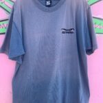 AS-IS EMBROIDERED NO FEAR EYES GRAPHIC T-SHIRT