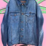 WRANGLER FADED DENIM TRUCKER JACKET