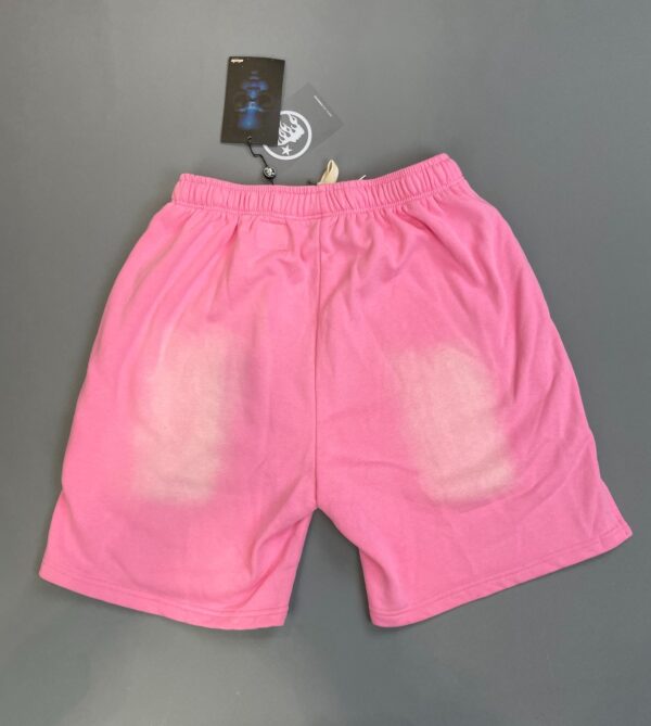 NWT BUBBLEGUM PINK TRIBAL FLAME GRAPHIC DRAWSTRING SWEAT SHORTS