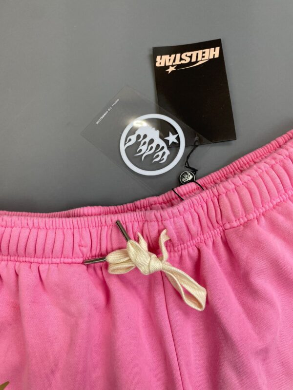 NWT BUBBLEGUM PINK TRIBAL FLAME GRAPHIC DRAWSTRING SWEAT SHORTS