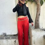 *AS-IS* GORGEOUS! 100% SILK GEOMETRIC PRINT WIDE LEG FLOWY PANTS
