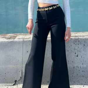 Photo detail:RETRO 1970S HEAVY WEIGHT HIGH WAIST SUPER BELL BOTTOM PANTS