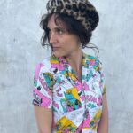 RAD! 1960S UNION-MADE LEOPARD PRINT FUZZY BERET HAT