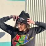 BOY EMBROIDERED LOGO KNIT BEANIE HAT