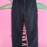 PERFECT 1990S BLACK DOUBLE KNEE CARHARTT WORKWEAR PANTS
