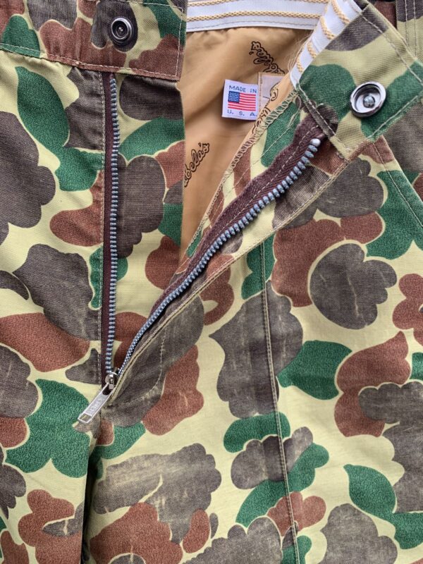 CLOUD CAMOUFLAGE PLEATED PANTS W/ INNER LINING