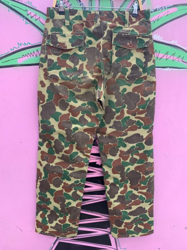 CLOUD CAMOUFLAGE PLEATED PANTS W/ INNER LINING