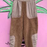 COOL! NYLON & FLEECE PANELED ATHLETIC PANTS